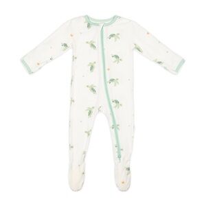 NWT bamboo líttle Turtle Zippered Footie | 0-3m